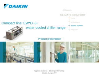 Product presentation - EWWD-J- water cooled screw chiller_Catalogues_English download